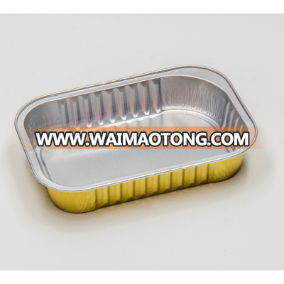 171x103x30mm aluminum foil smoothwall container with hot sealing foil lids for PET food storage container AL172103SG yysmallcap