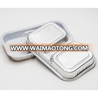 inflight airline casserole 185x112x25mm with lids AL186115-2W  yysmallcap aluminium foil food containers yysmallcap