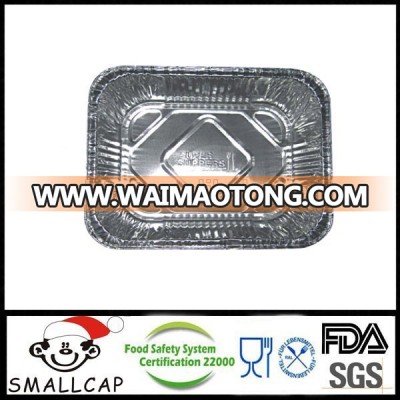 Aluminum Foil Disposable Food Container oblong 23x17x7cm